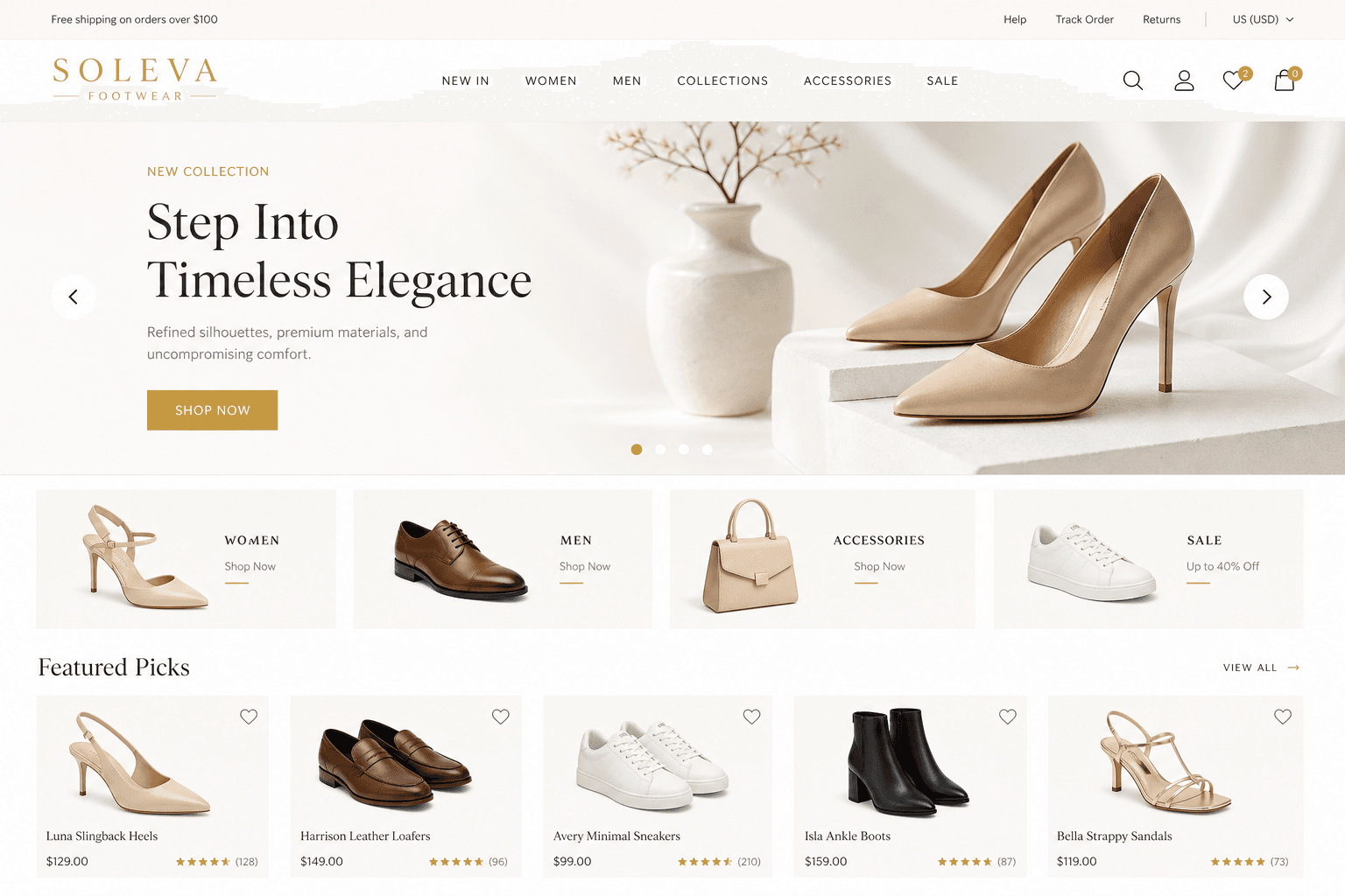 Boutique minimalista